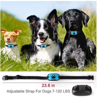 Anti-Shock Anti-Barking Collar - Ultrasonic & Vibration Training Device